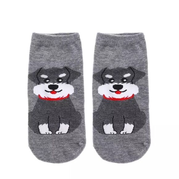 🆕Gray Dog Socks - Picture 1 of 4